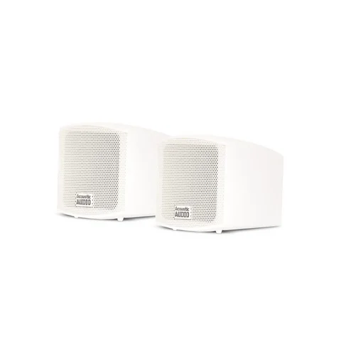Acoustic Audio AA321W White Bookshelf